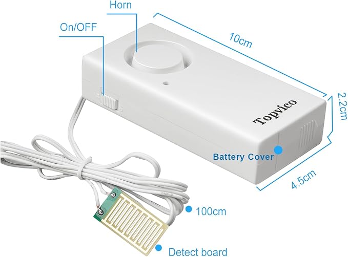 Water Leak Detector Alarm, 120dB Flood Alert - Image 4