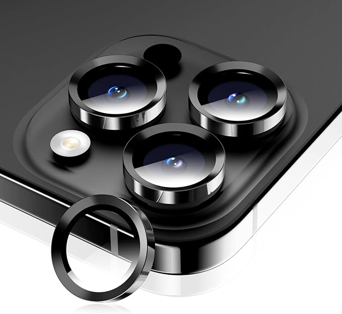 for iPhone 17 Pro/iPhone 17 Pro Max Camera Lens Protector, Tempered Glass by WumigooProducts