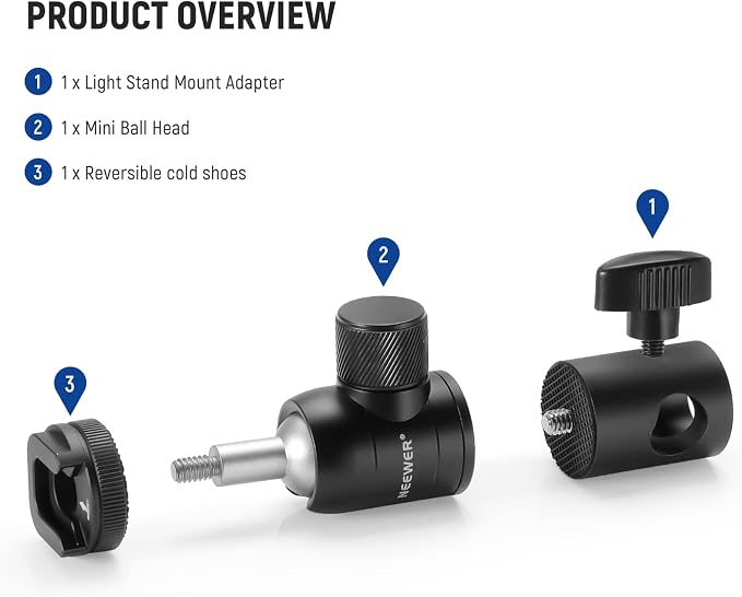 NEEWER Light Stand Mount Adapter - Image 8