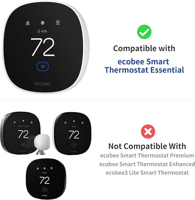 Tim Kit for Smart Thermostat Essential 2025, Wall Plate Cover Accessory for - Image 2