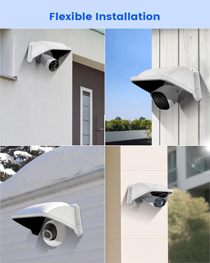 Universal Security Camera Sun Rain Cover Shield, Plastic Protective Proof - Image 8