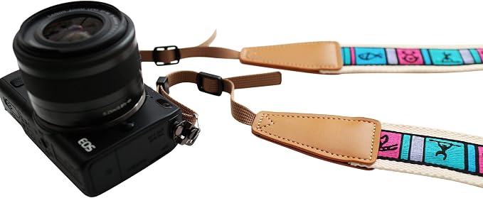 Original Design Personalized Adjustable Camera Strap Hieroglyphs, Fit - Image 3
