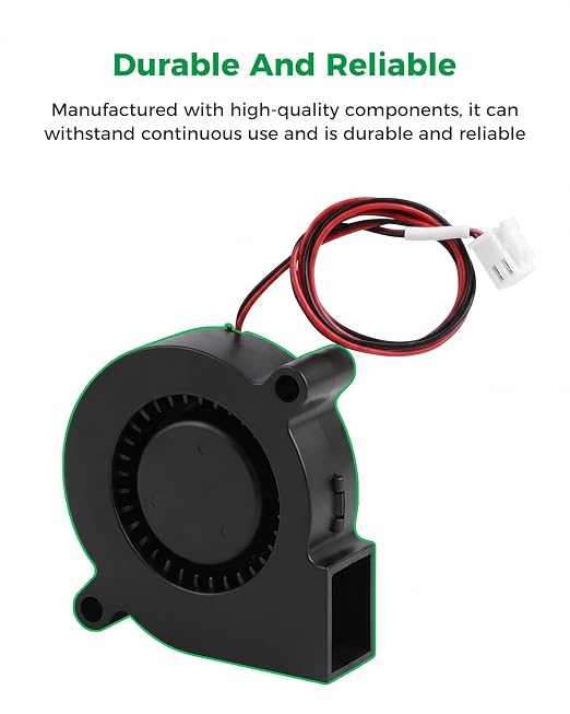 Creality Official K2 Pro/K2 Plus Mainboard Cooling Fan, 5015 Blower Fan 24V - Image 4