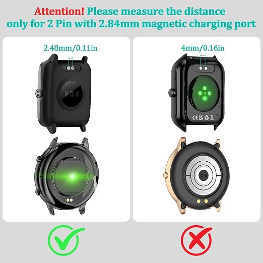 Vancle 2 Pack VeryFit Smartwatch Charger Cable, Magnetic USB Charging Cable - Image 3