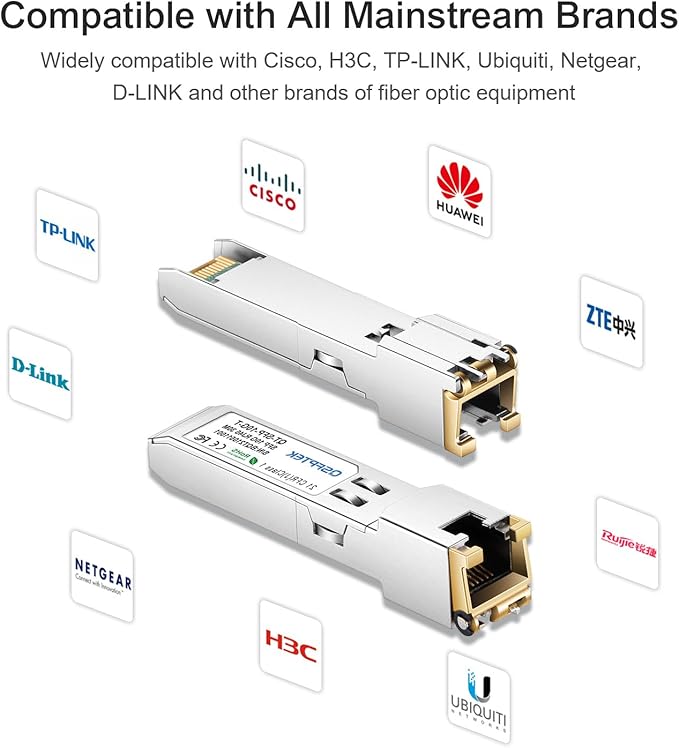 10Gb SFP+ RJ45 Transceiver, 10GBASE-T SFP to Ethernet Module, 10 gigabit SFP - Image 5