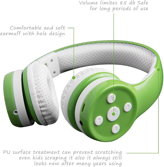 Toddler Headphones Wireless, 5 Button Easy use - Image 5