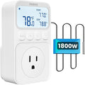 INKBIRD Plug in Thermostat 15A 1800W, Programmable Heating Cooling Digital by Inkbird