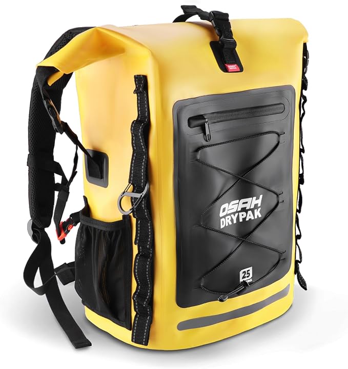 OSAH DRYPAK Waterproof Backpack Dry Bag 25L/35L/55L/85L – Heavy Duty Roll-Top by OSAHDRYPAK