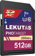 512GB SDXC UHS-I Memory Card by LEKUTAS