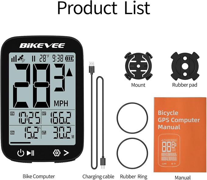 GPS Bike Computer Wireless Cycling Computer - Image 9