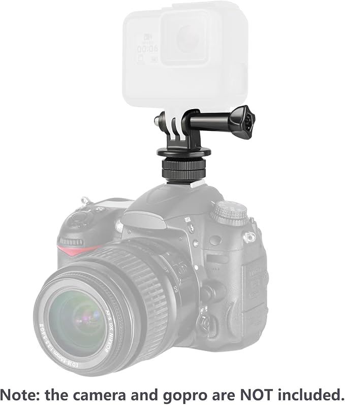 NEEWER Phone Holder/Hot Shoe Mount Adapter Kit Action Camera Mount Compatible - Image 8