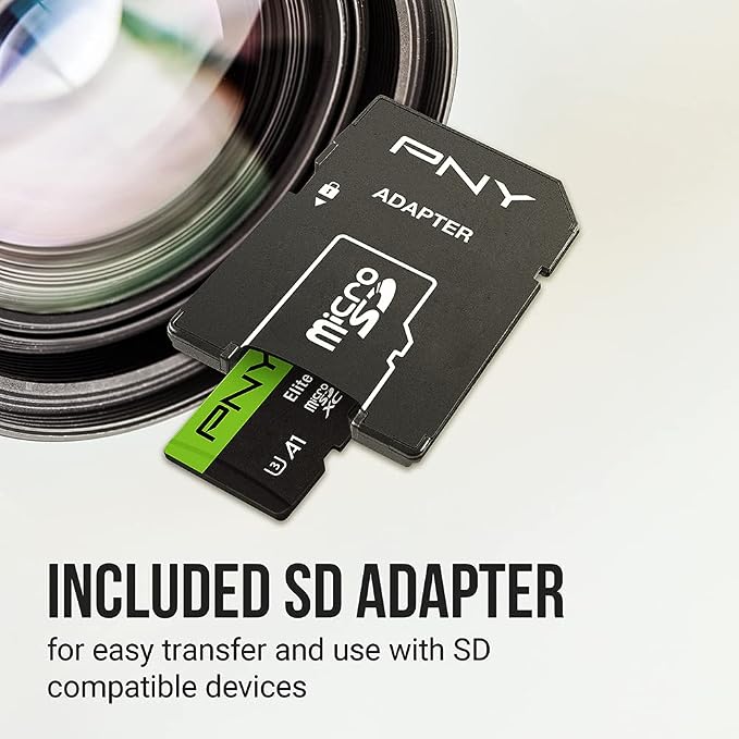 PNY 128GB Elite-X™ Class 10 U3 V30 A1 microSDXC Flash Memory Card - Image 8