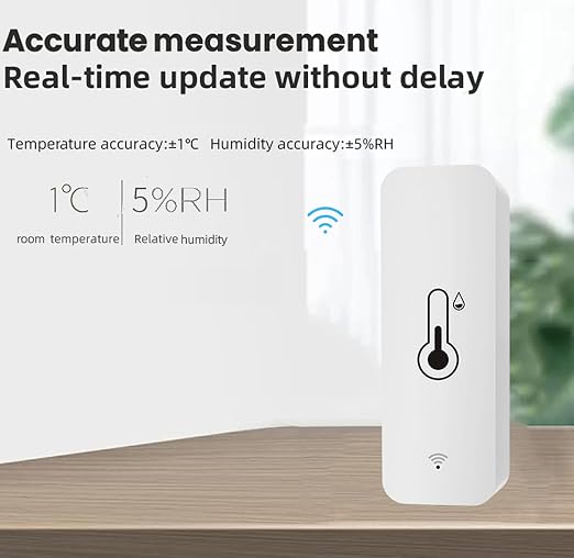 4-Pack WiFi Temperature Humidity Sensor: Indoor Thermometer Hygrometer - Image 5