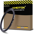 52mm Lens to 43mm Camera Lens Adapter, 52mm-43mm Filter Step-Down Ring by AMOTOK