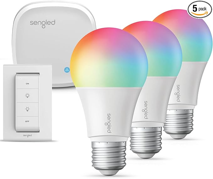 Sengled Smart Light Bulbs, Alexa Light Bulbs RGB Color Changing, Smart Bulb by Sengled