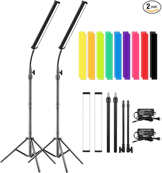 LED Video Light Stick Wand Kit-Photography Lighting by Gepege