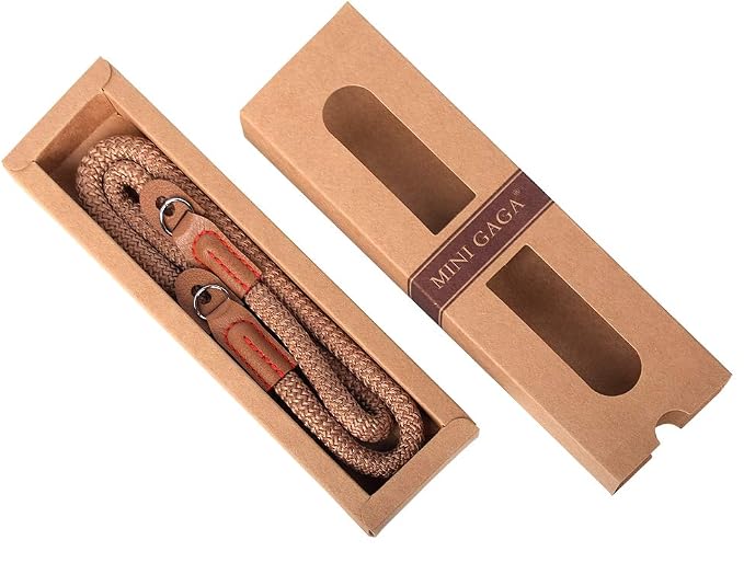 Vintage Handmade Cotton Leather Rope Camera Neck Strap - Image 5