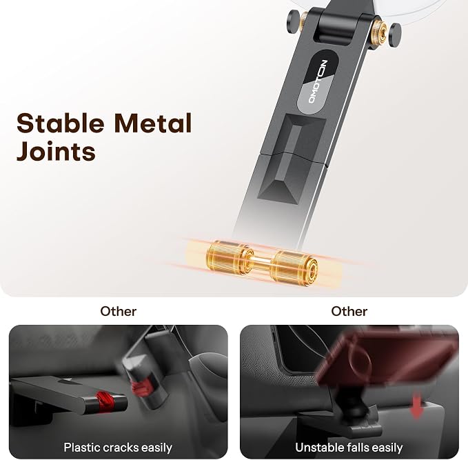 OMOTON TP02 360°Rotating for MagSafe Tripod, Adjustable Aluminum Magnetic Phone - Image 7