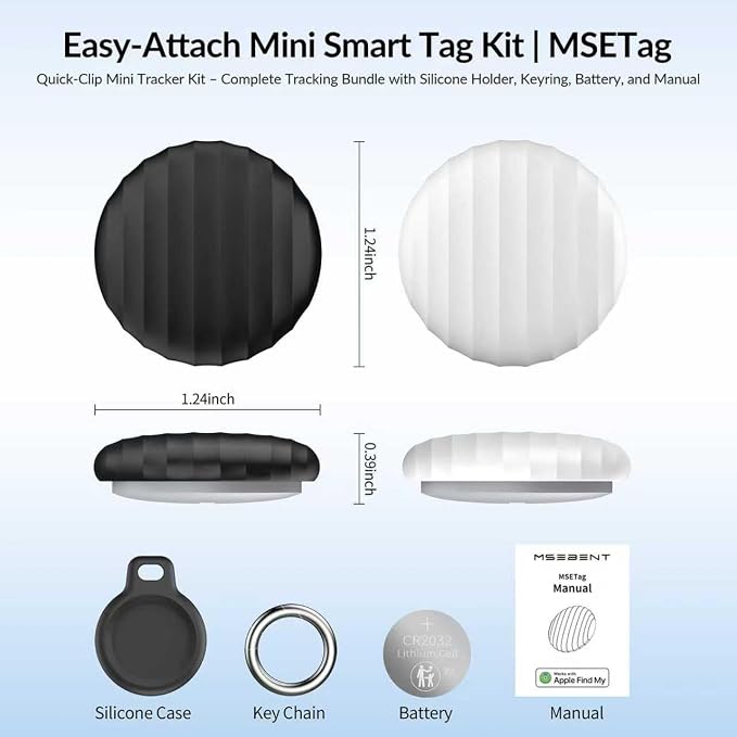 Tracker Tag - 2 Pack Bluetooth Trackers Works - IP67 Waterproof Item Finders | - Image 6