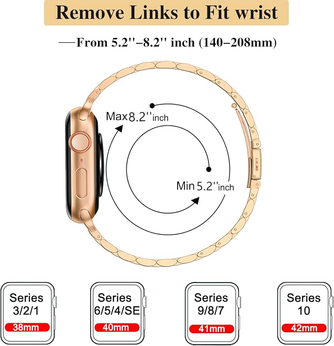 MioHHR Slim Metal Band Compatible - Image 6