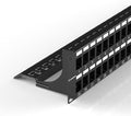 CableGeeker 2U 48 Port Keystone Patch Panel by CableGeeker