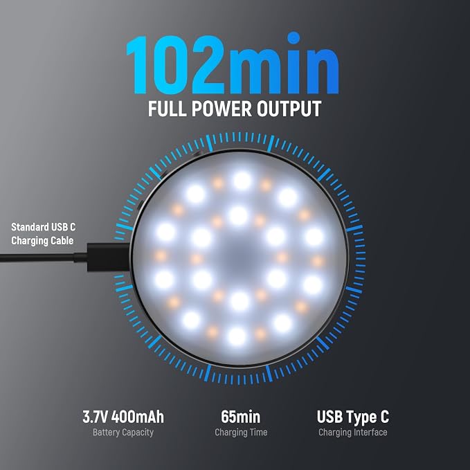 NEEWER Entry Level Version Magnetic Selfie Light Compatible - Image 5