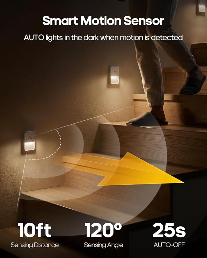 GOODEA Rechargeable Motion Sensor Night Lights - Image 4