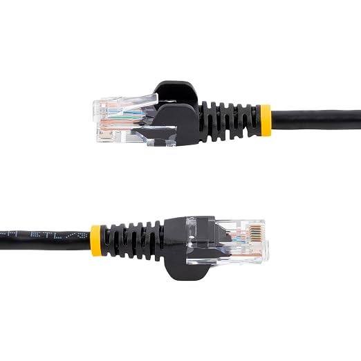 StarTech.com Cat5e Patch Cable - 10 ft - M/M - Black - Image 3