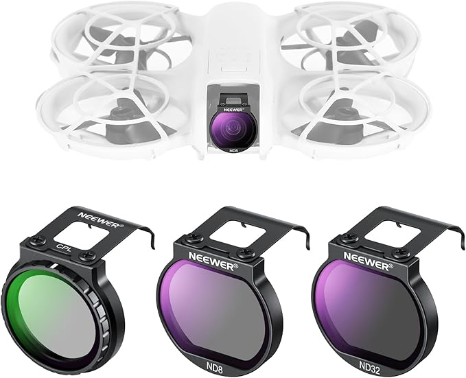 NEEWER Filter Set for NEO Drone, 3 Pack CPL/ND8/ND32 Neutral Density Circular by Neewer