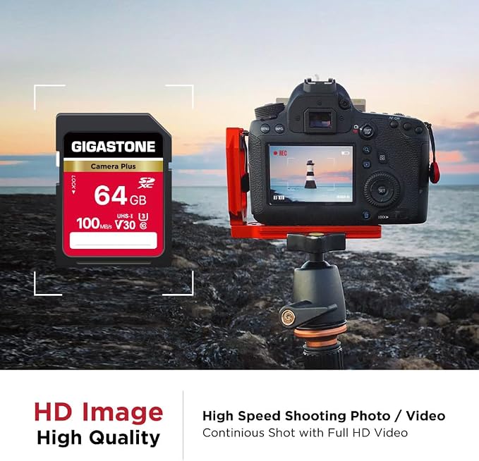 GIGASTONE 64GB SD Card 2-Pack, Camera Plus, UHS-I U3 Class 10 SDXC Memory Card - Image 4