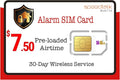 SpeedTalk Alarm SIM Card for GSM Business Office Home Burglar Anti-Theft by SpeedTalkMobile