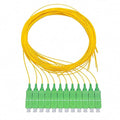 Elfcam® - 12-Fiber Single Mode SCA Pigtail 9/125um OS2 by Fibersolutionspecialist