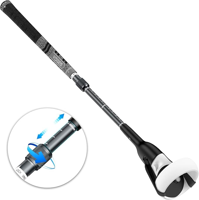 YOGES Adjustable Length VR Golf Club Handle Compatible by YOGESVRDesignDirect
