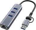 USB to Ethernet Adapter, ABLEWE USB 3.0/USB C to RJ45 Gigabit LAN Network by ABLEWE