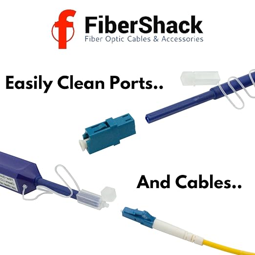 Fibershack - 1.25mm LC Fiber Cleaner Pen - 5 Pack - LC Fiber Optic Cleaning Pen - Image 5