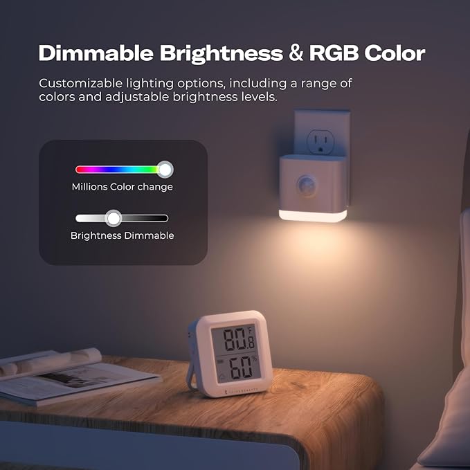 THIRDREALITY Smart Color Night Light 2 Pack, Matter Over WiFi, 3-1 - Image 5