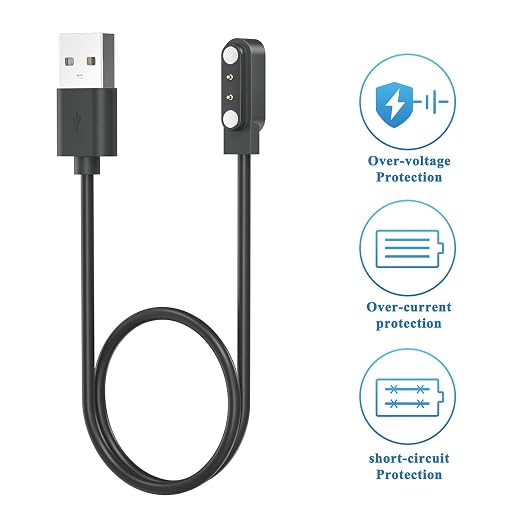 Vancle 2 Pack for Gloryfit Smart Watch Charger, Magnetic USB Charging Cable for - Image 6