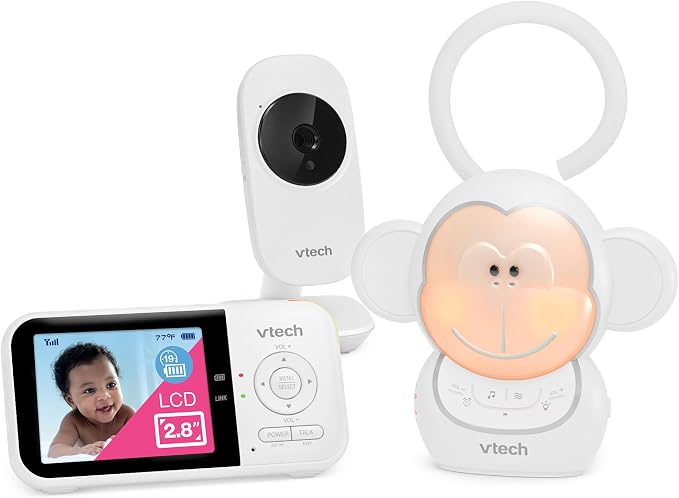 VTech VM819 Baby Monitor + BC8211 Myla the Monkey Bundle by VTechBabyMonitors