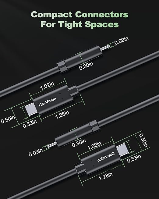 USB C Fiber Optic Cable 33FT Bidirectional Transmission, 10Gbps&PD 60W USB 3.2 - Image 9