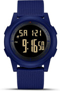 HANPOSH Mens Digital Watch Ultra Thin Minimalist Sports Waterproof Outdoor LED by BIDENWATCHESUS
