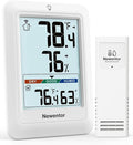 Newentor Indoor Outdoor Thermometer Wireless, Weather Station by Newentor