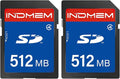 SD Card 512MB, Class 4 Flash Memory Cards MLC Stanard Secure Digital Cards by elecacc