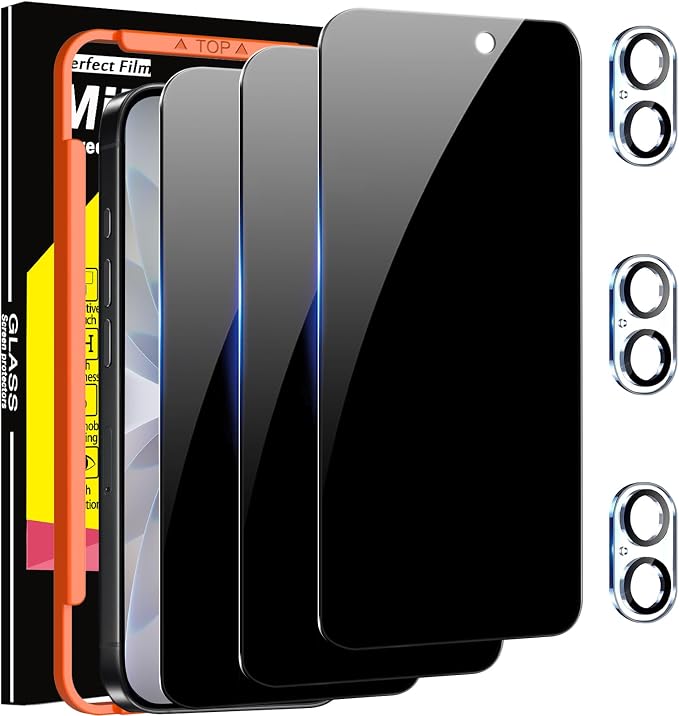 Milomdoi 3 Pack Privacy Screen Protector by Milomdoi