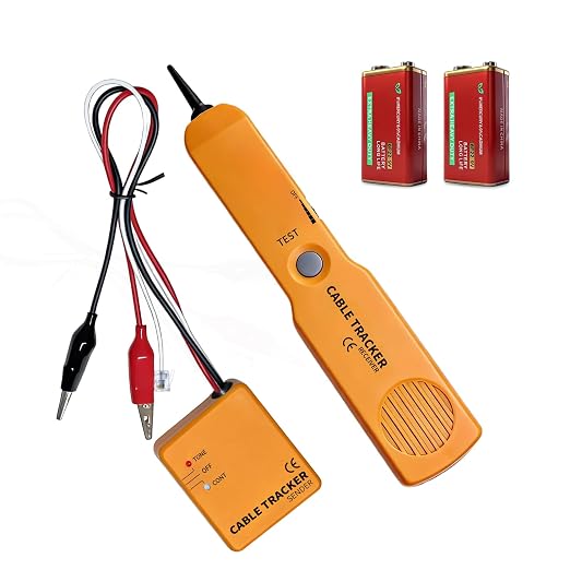 Automotive Circuit Tracer, 6-42V Wire Tracer Electrical Tool& RJ11 Plug by VEHLIVE