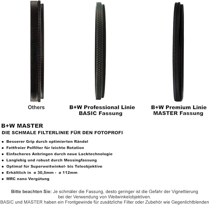 B+W 49mm Master UV Haze MRC Nano 010M Glass Filter - Image 7