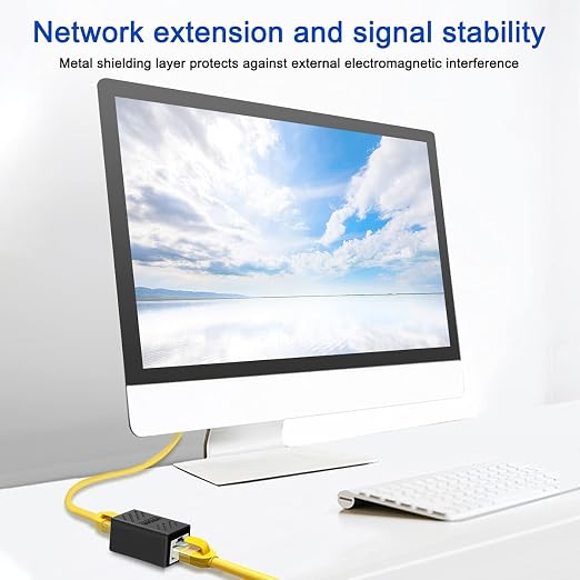ZUZONG 3 PCS Gigabit RJ45 Coupler, Ethernet Extender Connector in Line Coupler - Image 5