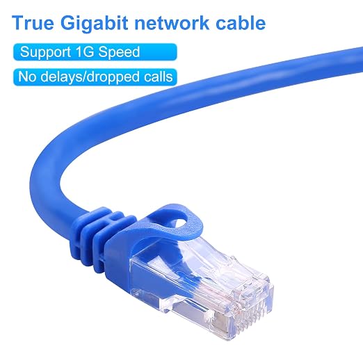 CAT 6 Ethernet Cable 25 FT, Indoor High-Speed 10Gbps Snagless Long CAT6 25 FT - Image 9