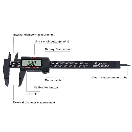 Kynup Digital Caliper, Caliper Measuring Tool - Image 5