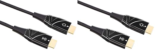 Amazon Basics HDMI Fiber Optic Cable, 18Gbps High-Speed, 48-Bit Color, Audio by AmazonBasics