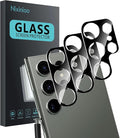 3 Pack Camera Lens Protector for Samsung Galaxy S23 Ultra, Tempered Glass by Unknown